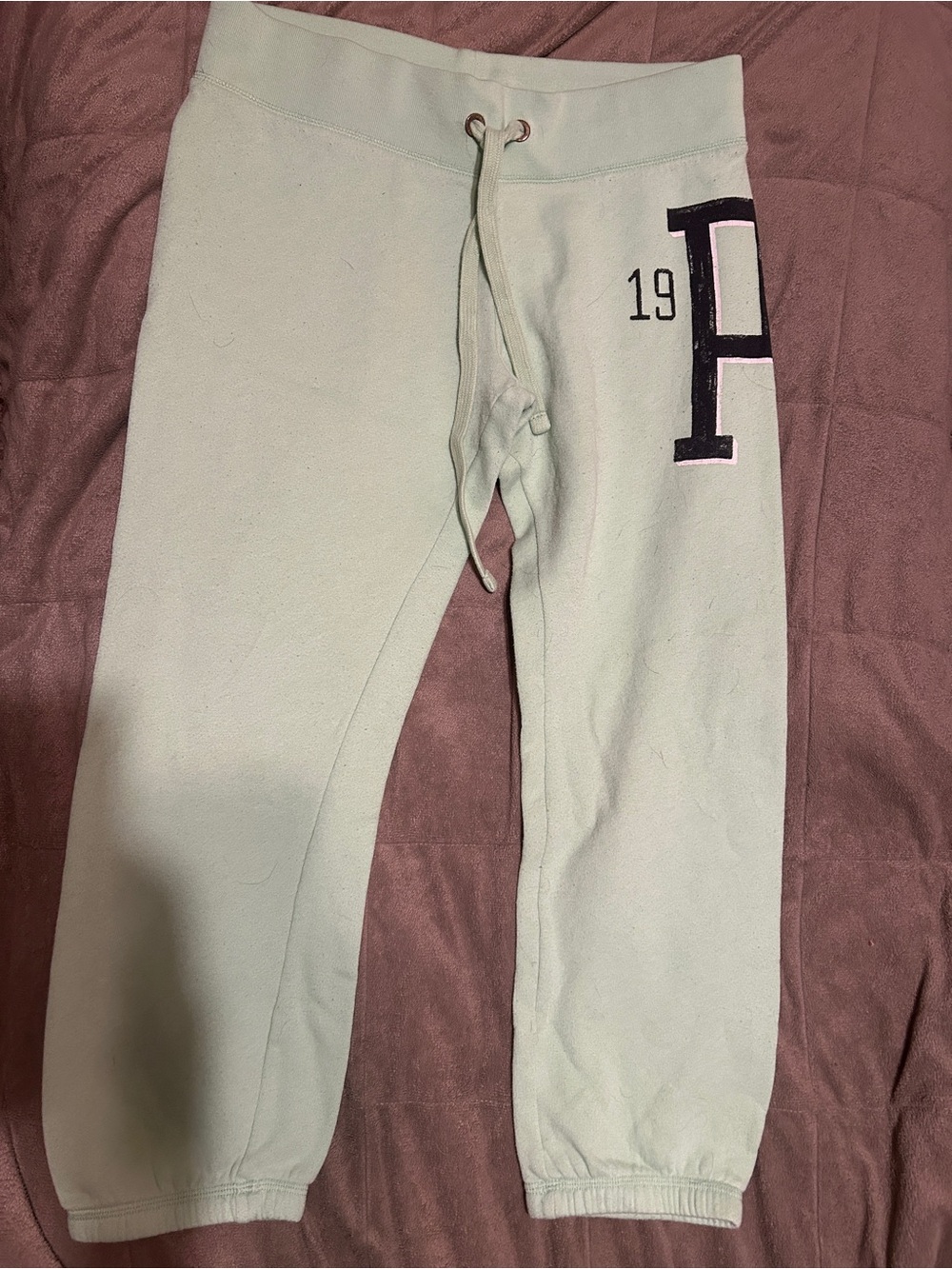 Y2K Victoria’s Secret Mint Green Capri Sweatpants